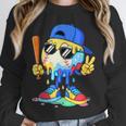 Ice Cream Baseball Drip Spots Sprinkle For Boys Youth Kids Unisex Sweatshirt