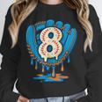 Ice Cream Baseball Glove 8th Birthday Edition Unisex Sweatshirt