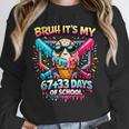It's My 6733 Days Of School Baseball Ice Cream Dripping Unisex Sweatshirt It's My 6733 Days Of School Baseball Ice Cream Dripping Unisex Sweatshirt