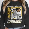 Jackson Chourio Milwaukee MLB Baseball Player MLBJCH203M Unisex Sweatshirt