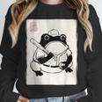 Japanese Grumpy Frog Baseball Player Baseball Unisex Sweatshirt Japanese Grumpy Frog Baseball Player Baseball Unisex Sweatshirt