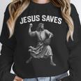 Jesus Saves Shirt Religious Christian Faith Baseball Unisex Sweatshirt