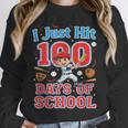 I Just Hit 100 Days Of School Baseball 100th Day Boys Kids Unisex Sweatshirt I Just Hit 100 Days Of School Baseball 100th Day Boys Kids Unisex Sweatshirt