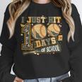 I Just Hit 100 Days Of School Camo Baseball Boy Kids Teacher Unisex Sweatshirt