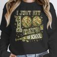 I Just Hit 100 Days Of School Camouflage Baseball Unisex Sweatshirt I Just Hit 100 Days Of School Camouflage Baseball Unisex Sweatshirt