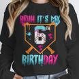 Kids Baseball Drip Bruh It's My 6th Birthday Boy Ice Cream Drip Unisex Sweatshirt Kids Baseball Drip Bruh It's My 6th Birthday Boy Ice Cream Drip Unisex Sweatshirt