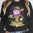Kids Baseball Drip Ice Cream Apparel Kids Boys Mardi Gras Unisex Sweatshirt