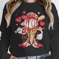Kids Baseball Drip Ice Cream Apparel Kids Boys Valentine Unisex Sweatshirt Kids Baseball Drip Ice Cream Apparel Kids Boys Valentine Unisex Sweatshirt