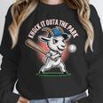 Knock It Outa The Park Baseball Goat Home Run Unisex Sweatshirt Knock It Outa The Park Baseball Goat Home Run Unisex Sweatshirt