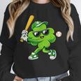 Lucky Shamrock Playing Baseball St Patrick's Kids Boys Unisex Sweatshirt Lucky Shamrock Playing Baseball St Patrick's Kids Boys Unisex Sweatshirt
