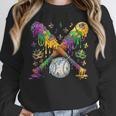 Mardi Gras Baseball Drip Shirt Cool Dripping Baseball Drip Unisex Sweatshirt