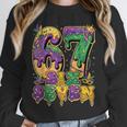 Mardi Gras Six Seven Baseball Drip Number 6 7 Meme Unisex Sweatshirt Mardi Gras Six Seven Baseball Drip Number 6 7 Meme Unisex Sweatshirt
