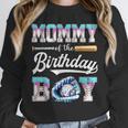 Mommy Of The Birthday Boy Baseball Ice Cream Drip Matching Unisex Sweatshirt