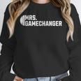 Mrs Gamechanger Baseball Scorekeeper Love Unisex Sweatshirt