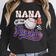 Nana Rookie Of Year 1st Birthday Baseball Theme Matching Unisex Sweatshirt