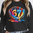Number 67 Baseball Glove Ice Cream Drip Six Seven Meme Unisex Sweatshirt Number 67 Baseball Glove Ice Cream Drip Six Seven Meme Unisex Sweatshirt