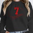 Number 7 Years Baseball 7TH Birthday Unisex Sweatshirt Number 7 Years Baseball 7TH Birthday Unisex Sweatshirt