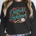 Outfield On Lockdown Baseball Defense Sports Unisex Sweatshirt Outfield On Lockdown Baseball Defense Sports Unisex Sweatshirt