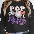 Pop Rookie Of Year 1st Birthday Baseball Theme Matching Unisex Sweatshirt Pop Rookie Of Year 1st Birthday Baseball Theme Matching Unisex Sweatshirt