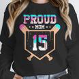 Proud Mom Baseball Player Number 15 Ice Cream Drip Unisex Sweatshirt Proud Mom Baseball Player Number 15 Ice Cream Drip Unisex Sweatshirt