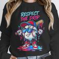 Respect The Drip Baseball Bat Sunglasses Mascot Unisex Sweatshirt Respect The Drip Baseball Bat Sunglasses Mascot Unisex Sweatshirt