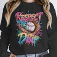 Respect The Drip Baseball Drip Glove Youth Boys Girls Player Unisex Sweatshirt