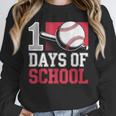Retro 100 Days Of School Baseball Teacher Student 100 Days Unisex Sweatshirt Retro 100 Days Of School Baseball Teacher Student 100 Days Unisex Sweatshirt