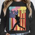 Retro Baseball Drip Boys Ice Cream Patriotic American Flag Unisex Sweatshirt Retro Baseball Drip Boys Ice Cream Patriotic American Flag Unisex Sweatshirt