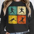 Retro Style Baseball Lover Playing Men Women Kids Baseball Unisex Sweatshirt