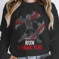 Run I Dare You Baseball Catcher Graphic Players Fans Unisex Sweatshirt Run I Dare You Baseball Catcher Graphic Players Fans Unisex Sweatshirt