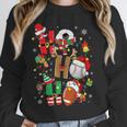 Santa Baseball Football Soccer Pajamas Ho Ho Christmas Xmas Unisex Sweatshirt Santa Baseball Football Soccer Pajamas Ho Ho Christmas Xmas Unisex Sweatshirt