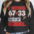 I Scored 6733 100th Days Of School Baseball Six Seven Meme Unisex Sweatshirt I Scored 6733 100th Days Of School Baseball Six Seven Meme Unisex Sweatshirt