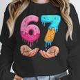 Six Seven 6-7 Baseball Ice Cream Drip 67 Meme Hands Unisex Sweatshirt Six Seven 6-7 Baseball Ice Cream Drip 67 Meme Hands Unisex Sweatshirt