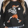 Skeleton Batting Baseball Halloween Unisex Sweatshirt