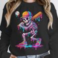 Skelton Playing Baseball Halloween Baseball Drip Boys Kids Unisex Sweatshirt Skelton Playing Baseball Halloween Baseball Drip Boys Kids Unisex Sweatshirt
