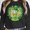 St Patrick Day Baseball Drip Ice Cream Baseball Home Plate Unisex Sweatshirt