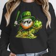 St Patrick’s Day Baseball Shamrock Player Unisex Sweatshirt