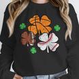 St Patricks Day Shamrock Basketball Baseball Men Boys Kids Unisex Sweatshirt St Patricks Day Shamrock Basketball Baseball Men Boys Kids Unisex Sweatshirt
