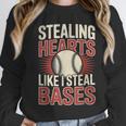 Stealing Hearts Like I Steal Bases Baseball Valentine Retro Unisex Sweatshirt Stealing Hearts Like I Steal Bases Baseball Valentine Retro Unisex Sweatshirt