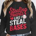 Stealing Hearts Like I Steal Bases Cute Baseball Valentine Unisex Sweatshirt Stealing Hearts Like I Steal Bases Cute Baseball Valentine Unisex Sweatshirt