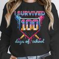 I Survived 100 Days Of School Baseball Boys Students Unisex Sweatshirt I Survived 100 Days Of School Baseball Boys Students Unisex Sweatshirt