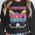 I Survived 100 Days Of School Baseball Cream Drip Boys Unisex Sweatshirt I Survived 100 Days Of School Baseball Cream Drip Boys Unisex Sweatshirt