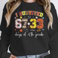 I Survived 6733 Days Of 4th Grade Baseball Football 100 Day Unisex Sweatshirt I Survived 6733 Days Of 4th Grade Baseball Football 100 Day Unisex Sweatshirt