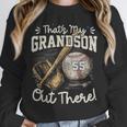 That's My Grandson Out There Jersey Number 55 Baseball Unisex Sweatshirt