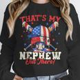 That's My Nephew Out There Baseball Cream Drip Crossed Bat Unisex Sweatshirt