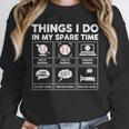Things I Do Spare Time Baseball Player Men Women Kids Unisex Sweatshirt