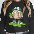 Toddler Baseball Drip Ice Cream Boys Kids St Patricks Day Unisex Sweatshirt Toddler Baseball Drip Ice Cream Boys Kids St Patricks Day Unisex Sweatshirt