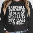 Trading Card Collector Cardboard Baseball Card Collector Unisex Sweatshirt