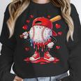 Valentine Baseball Heart Drip Sport Love Valentines Day Boys Unisex Sweatshirt Valentine Baseball Heart Drip Sport Love Valentines Day Boys Unisex Sweatshirt