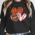 Valentines Baseball Basketball Football Heart Boy Men Unisex Sweatshirt